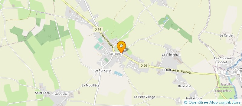 localisation de l'entreprise ASS SYNDICALE DE DRAINAGE DU NINIAN à PLUMIEUX