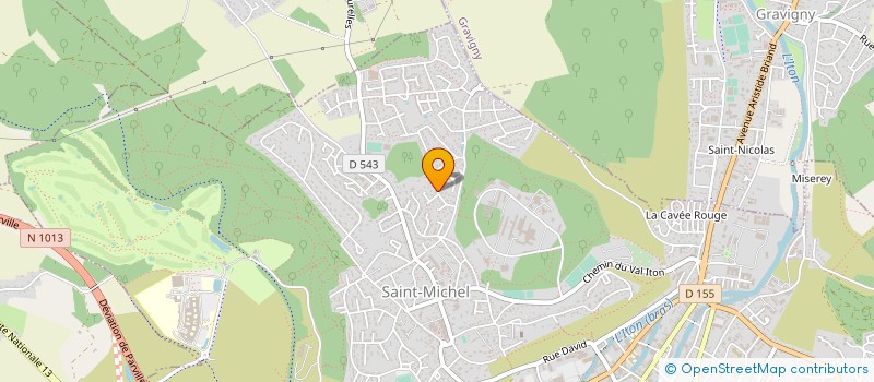 localisation de l'entreprise ASS SYNDICALE DE LA ROUVREE  EVREUX