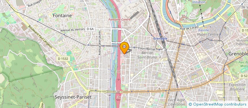 localisation de l'entreprise ASS SYNDICALE DU 155 COURS BERRIAT à GRENOBLE