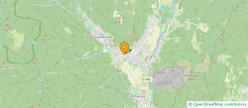 localisation de l'entreprise ASS SYNDICALE DU CHEMIN DU MONT JEAN à LEPUIX
