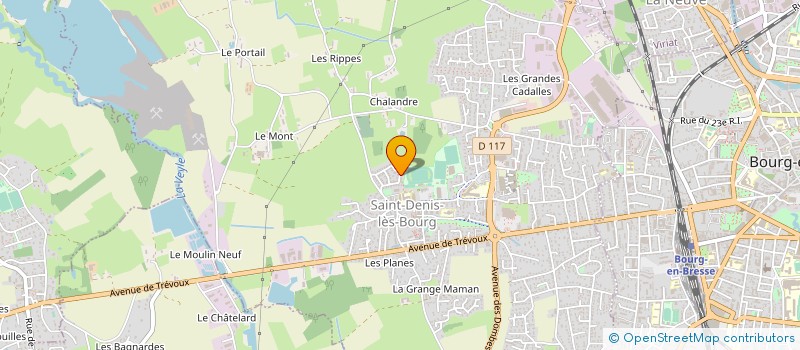 localisation de l'entreprise ASS SYNDICALE DU CLOS ST DENIS à SAINT-DENIS-LES-BOURG
