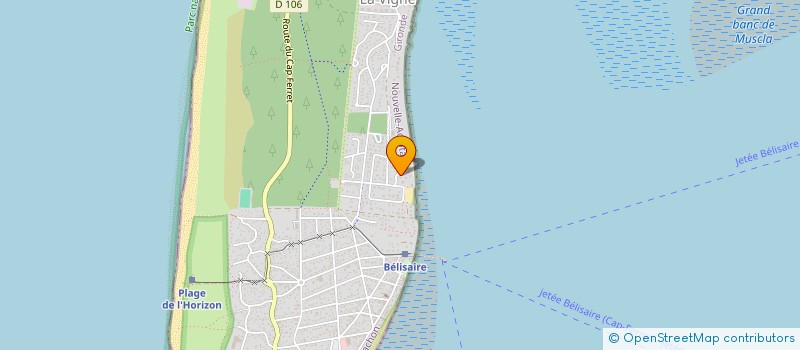 localisation de l'entreprise ASS SYNDICALE DU LOT LE BOQUE  LEGE-CAP-FERRET