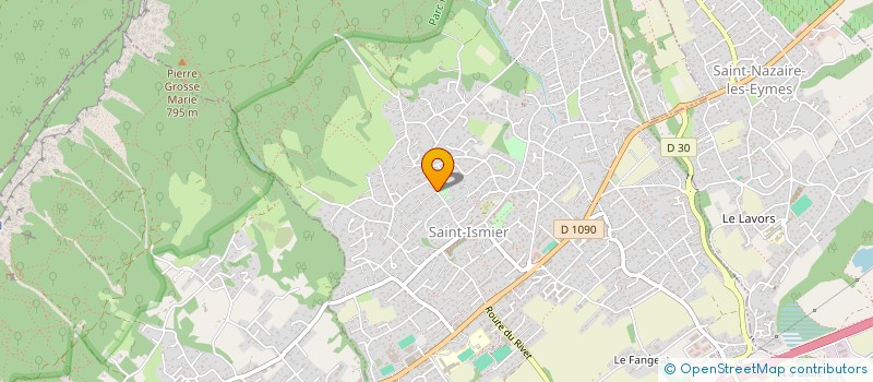 localisation de l'entreprise ASS SYNDICALE DU LOTISSEMENT L ABRI DAUPHINOIS  SAINT-ISMIER