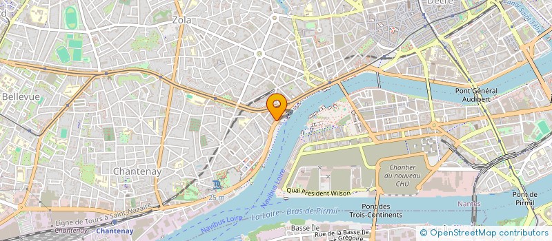 localisation de l'entreprise ASS SYNDICALE EMBRANCHES CTRE COMMERCIAL à NANTES