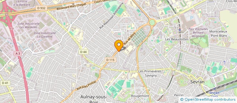 localisation de l'entreprise ASS SYNDICALE FAMILLES MONO PARENTALES à AULNAY SOUS BOIS