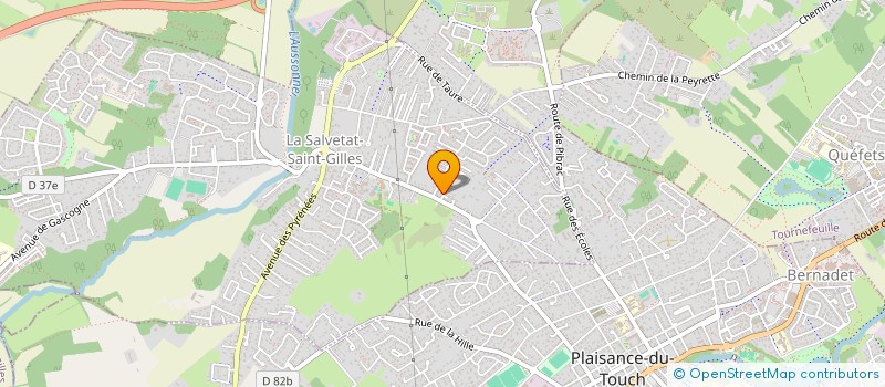 localisation de l'entreprise ASS  SYNDICALE LE CHATEAU D'EAU  LA SALVETAT-SAINT-GILLES