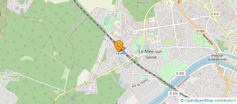 localisation de l'entreprise ASS SYNDICALE LES COURTILLERAIES à LE MEE-SUR-SEINE