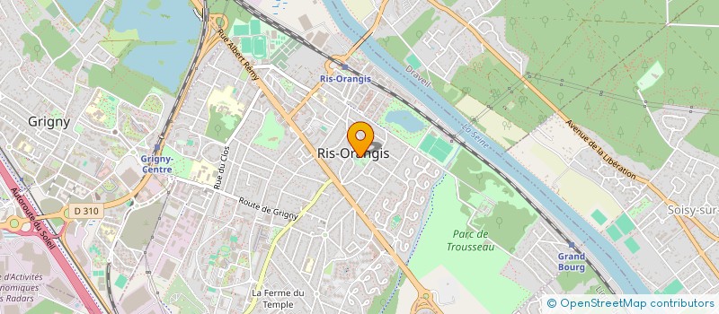 localisation de l'entreprise ASS SYNDICALE LIBRE à RIS-ORANGIS