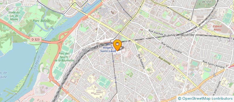 localisation de l'entreprise ASS SYNDICALE LIBRE BONNELLES DOUZILLE à ANGERS