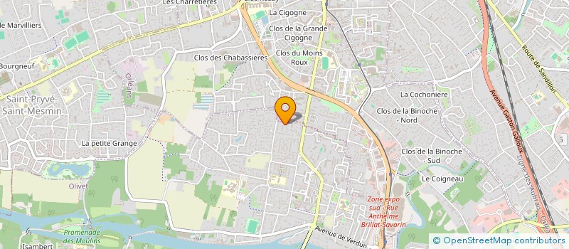 localisation de l'entreprise ASS SYNDICALE LIBRE CLOS FRANCOIS VILLON à OLIVET
