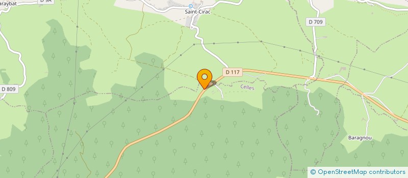 localisation de l'entreprise ASS SYNDICALE LIBRE DE GESTION FORESTIERE DE LA VALLEE DE LESPONNE à CELLES