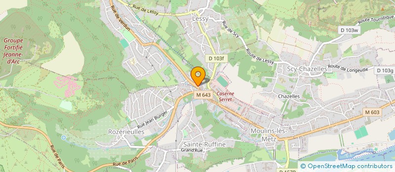 localisation de l'entreprise ASS SYNDICALE LIBRE DE L'OREE D ANNECY  CHATEL-SAINT-GERMAIN