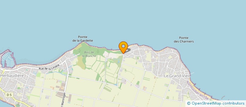 localisation de l'entreprise ASS  SYNDICALE LIBRE DE LA BLANCHE IRRIG  NOIRMOUTIER-EN-L'ILE