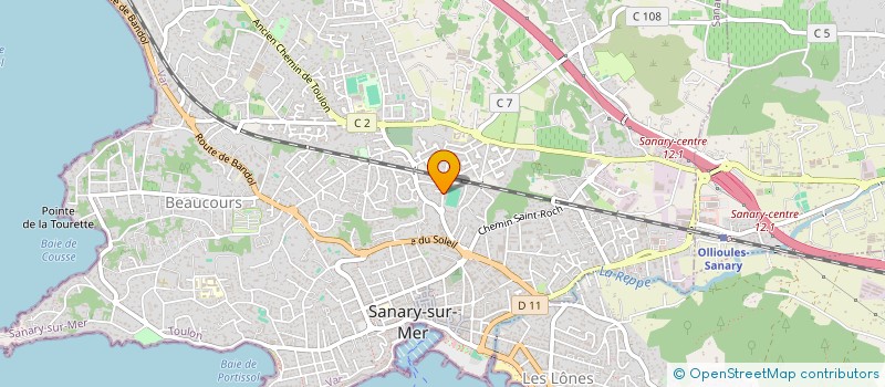 localisation de l'entreprise ASS SYNDICALE LIBRE DE LA MILHIERE à SANARY SUR MER