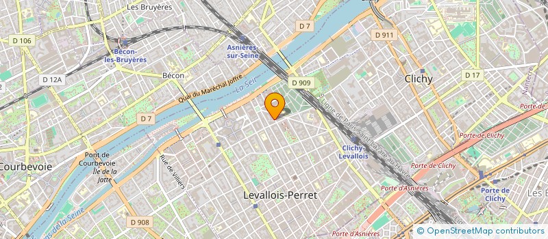 localisation de l'entreprise ASS SYNDICALE LIBRE DES JULIOTTES à LEVALLOIS-PERRET