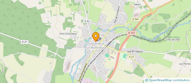 localisation de l'entreprise ASS SYNDICALE LIBRE DES TERRES ROUGES CHARENTAISES à CELLEFROUIN