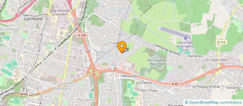 localisation de l'entreprise ASS SYNDICALE LIBRE DOMAINE DE LESTRILLE  ARTIGUES-PRES-BORDEAUX