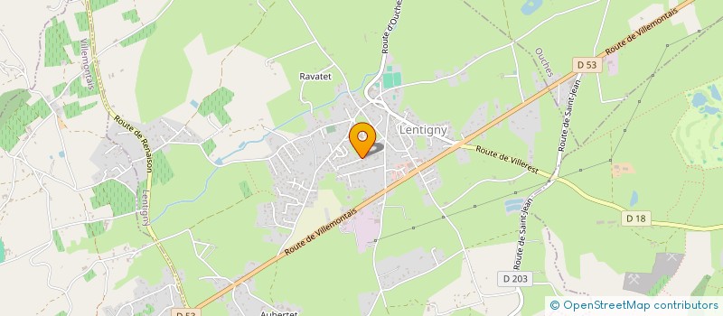 localisation de l'entreprise ASS. SYNDICALE LIBRE DU LOTISSEMENT BEL AIR  LENTIGNY