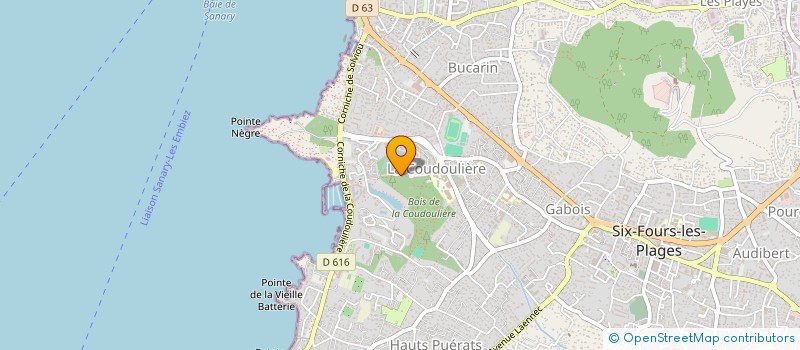 localisation de l'entreprise ASS SYNDICALE LIBRE GENERALE à SIX-FOURS-LES-PLAGES