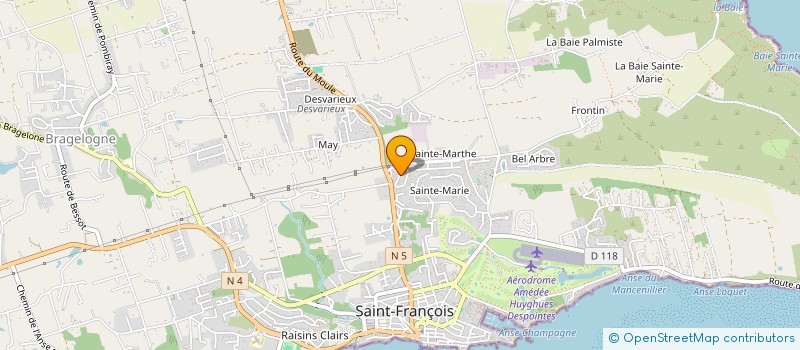 localisation de l'entreprise ASS SYNDICALE LIBRE LES COLIBRIS à SAINT-FRANCOIS