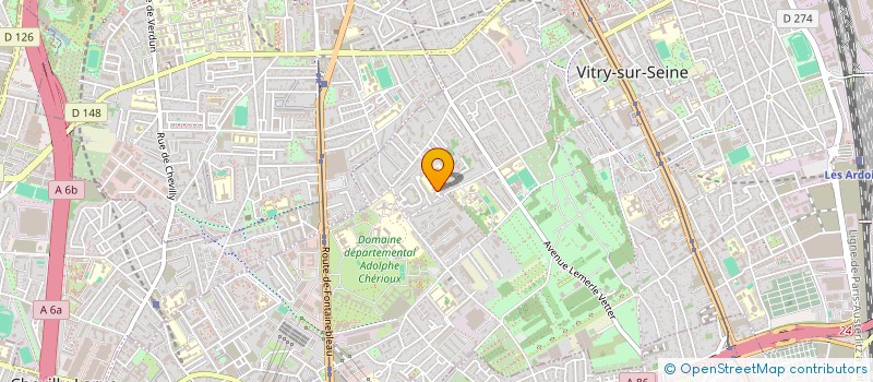 localisation de l'entreprise ASS SYNDICALE LIBRE LOTIS CLOS ST REMY à VITRY-SUR-SEINE