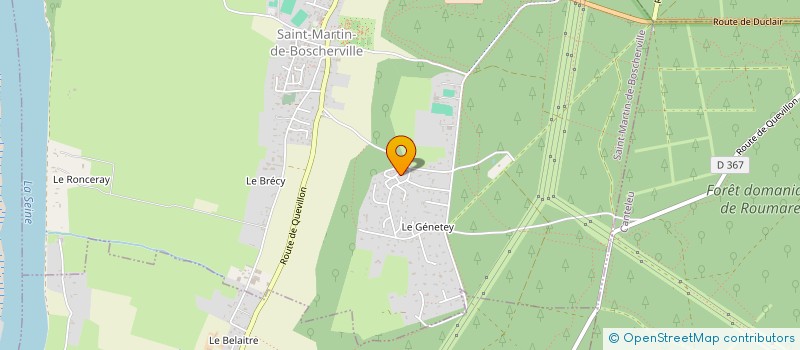 localisation de l'entreprise ASS SYNDICALE LIBRE LOTISSEMENT GENETEY  SAINT-MARTIN-DE-BOSCHERVILLE