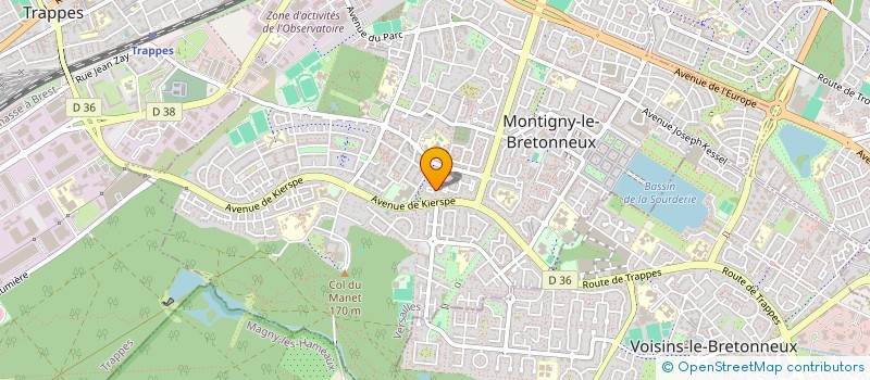 localisation de l'entreprise ASS SYNDICALE LIBRE MARE RENARDS à MONTIGNY-LE-BRETONNEUX