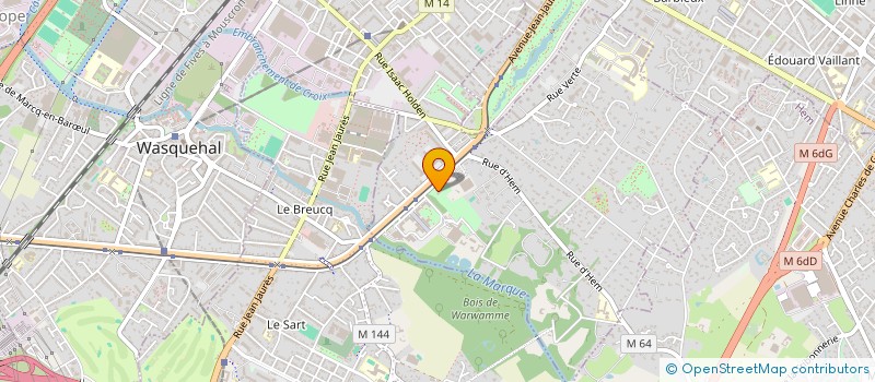 localisation de l'entreprise ASS SYNDICALE LIBRE PARC ACTIVITES COMMERCIALES AUBAGNE  CROIX