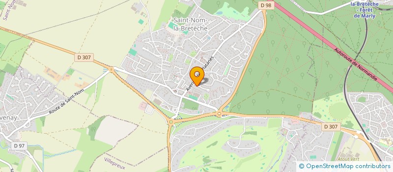 localisation de l'entreprise ASS SYNDICALE LIBRE PRE ST NOM  SAINT-NOM-LA-BRETECHE