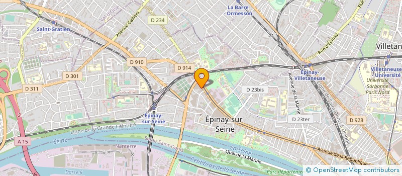 localisation de l'entreprise ASS SYNDICALE LIBRE SEINE PREMIERE à EPINAY-SUR-SEINE