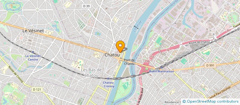 localisation de l'entreprise ASS SYNDICALE LIBRES LES MARGUILLIERS  CHATOU