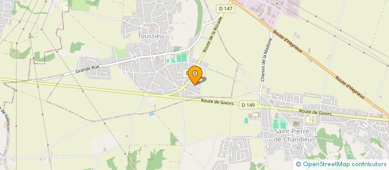 localisation de l'entreprise ASS SYNDICALE LOTIS BELLEGARDE  TOUSSIEU