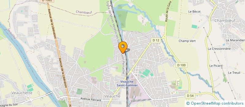 localisation de l'entreprise ASS SYNDICALE LOTISSEMENT ATALANTE  VEAUCHE