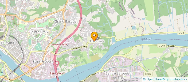 localisation de l'entreprise ASS SYNDICALE LOTISSEMENT BAYONNE ADOUR à BAYONNE