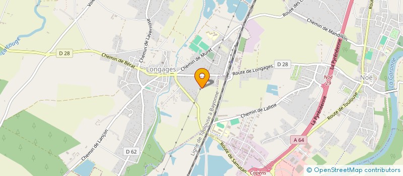 localisation de l'entreprise ASS SYNDICALE LOTISSEMENT PECHERS  LONGAGES