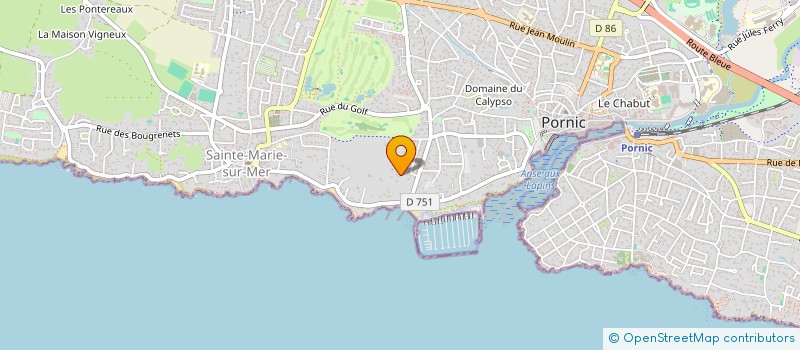 localisation de l'entreprise ASS SYNDICALE LOTISSEMENT TENNIS GOLF  PORNIC