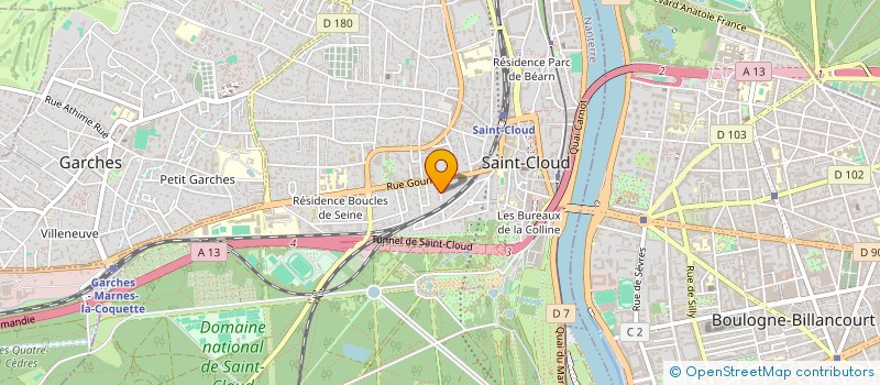 localisation de l'entreprise ASS SYNDICALE PROPRIETAIRES AV DE NANCY à SAINT-CLOUD