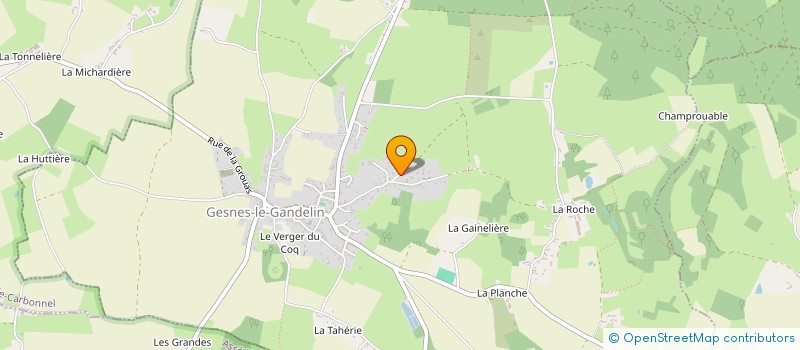 localisation de l'entreprise ASS SYNDICALE RESIDENCE EMERAUDE  FRESNAY-SUR-SARTHE