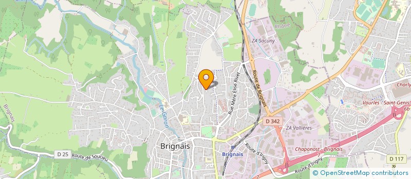 localisation de l'entreprise ASS SYNDICALE RESIDENCE JANICU à BRIGNAIS