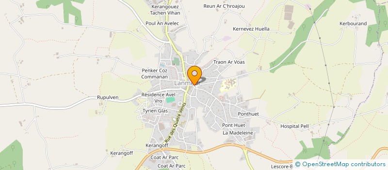 localisation de l'entreprise ASS  SYNDICAT à LANMEUR