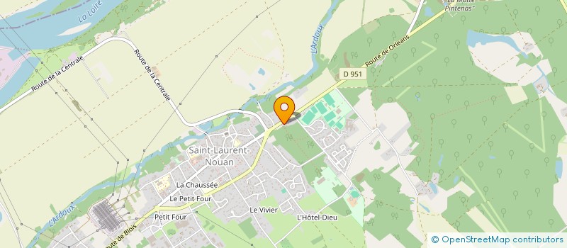 localisation de l'entreprise ASS SYNDICAT D' INITIATIVE  SAINT-LAURENT-NOUAN