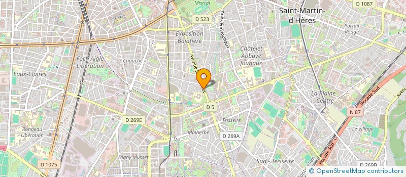localisation de l'entreprise ASS SYNDICAT DAUPHINOIS D'APPRENTISSAGE à GRENOBLE