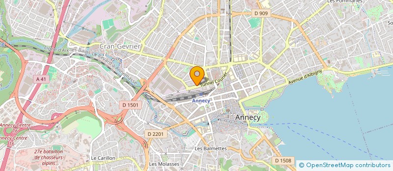 localisation de l'entreprise ASS  SYNDICAT DES NEGOC  ANNECY