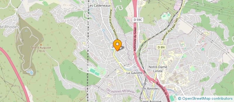 localisation de l'entreprise ASS SYNDICAT DU LOT DES GRDS PINS à LES PENNES MIRABEAU
