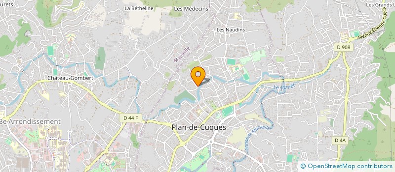 localisation de l'entreprise ASS SYNDICAT DU LOTISSEMENT ST EUPHEMIE à PLAN-DE-CUQUES