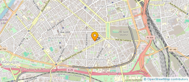 localisation de l'entreprise ASS SYNDICAT LIBRE TRAVAIL DU LIVRE CFDT à LILLE