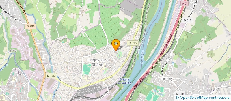 localisation de l'entreprise ASS SYNDICAT LOTISSEMENT LA COLOMBE à GRIGNY