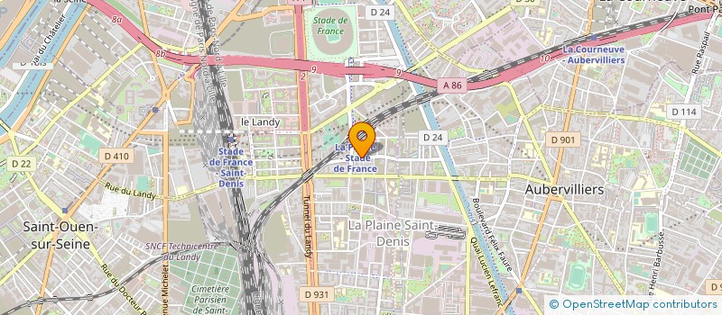localisation de l'entreprise ASS SYNDICAT NATIONAL CONTROLE TECNI à SAINT-DENIS