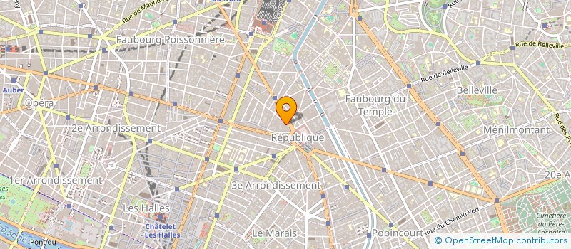 localisation de l'entreprise ASS SYNDICAT PERSONNEL DISTRIBUTION GAZ à PARIS