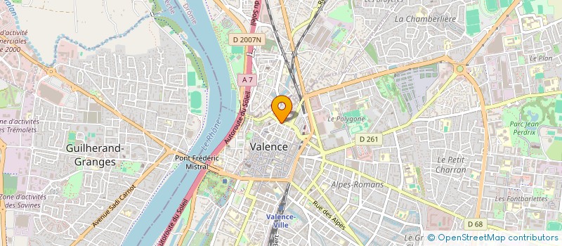 localisation de l'entreprise ASS SYRAH RECHERCHE DEVELOPPEMENT à VALENCE